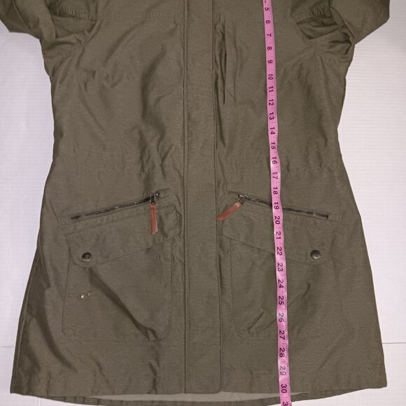 COLUMBIA FLEECE LINING FAUX FUR HOODIE SNOW JACKET - Picture 5 of 10